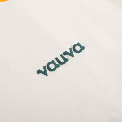 Vauva FW23-嬰兒男女通間的水果遍布印刷棉睡袋（綠色）