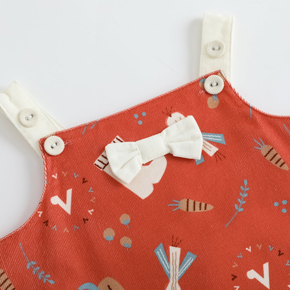 Baby Girls Happy Farm Double Pocket Dress