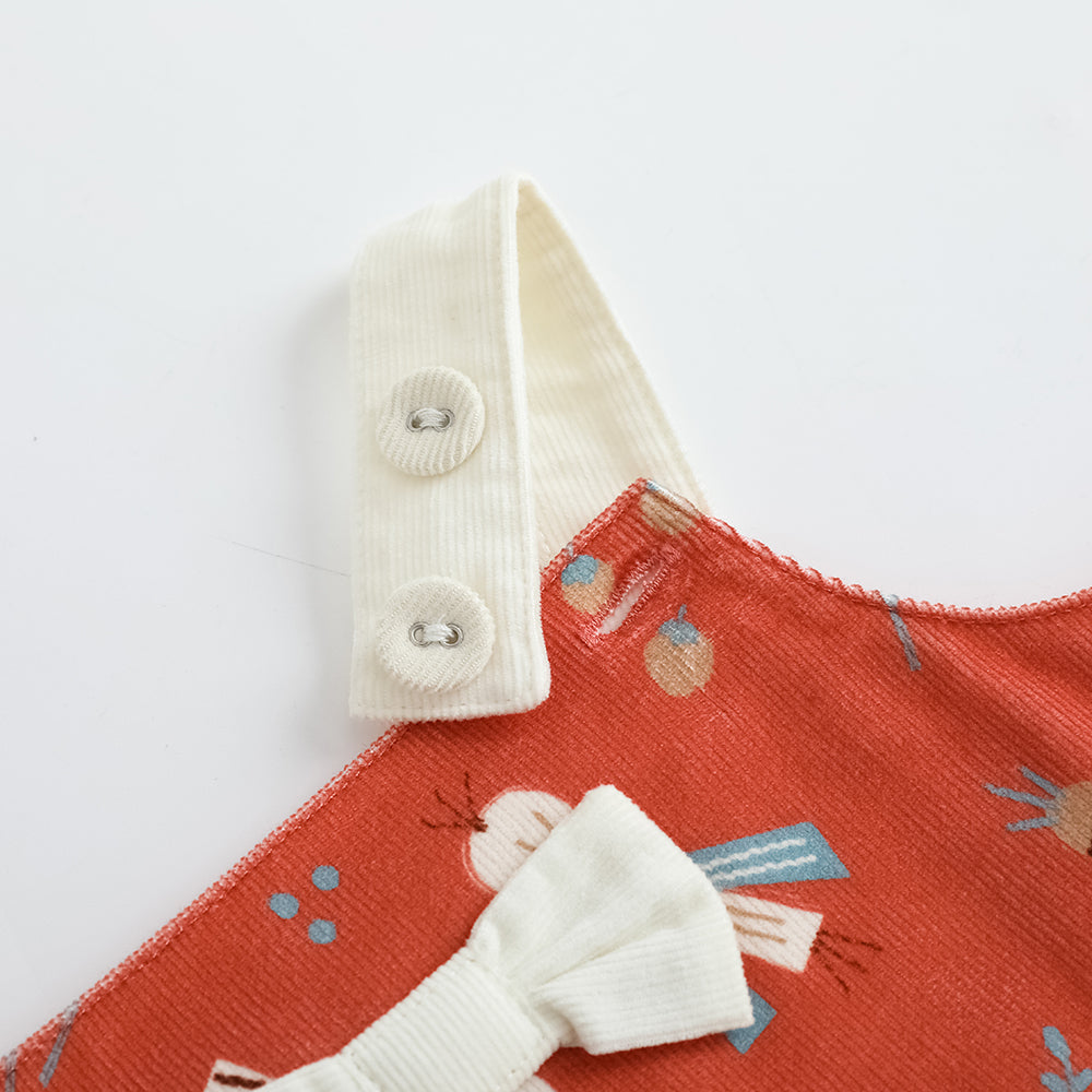 Baby Girls Happy Farm Double Pocket Dress