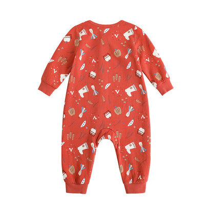 Baby Girls Nordic Style Cotton Romper