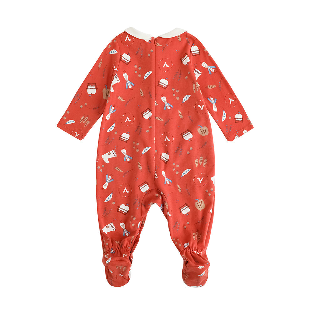 Baby Girl Nordic Style Cotton Long Sleeve Romper