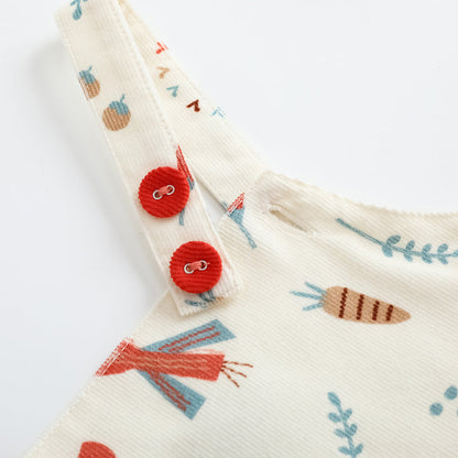 Girls Happy Farm Cotton Dress