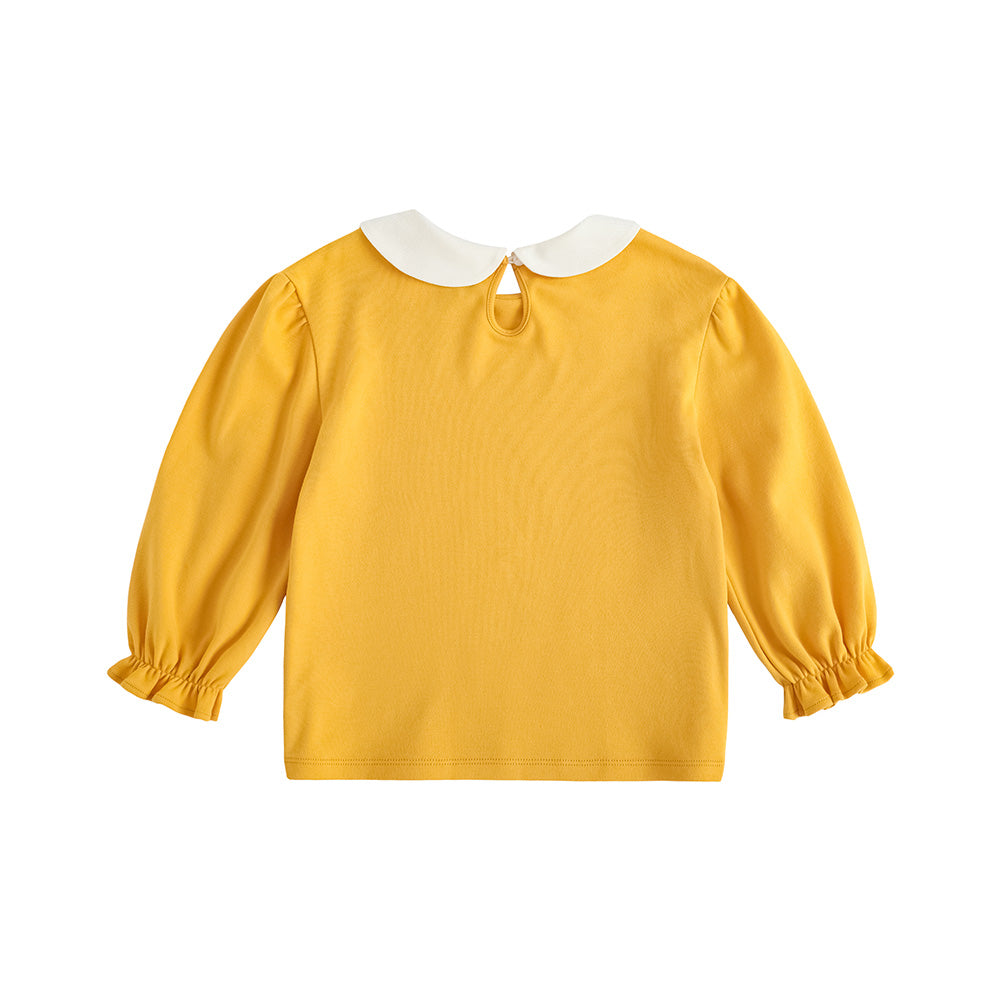 Girls Floral Pattern Cotton Tops