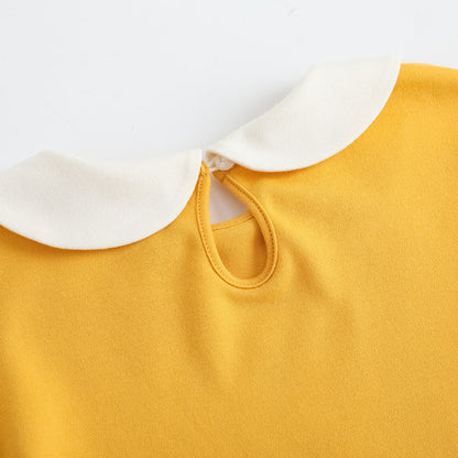 Girls Floral Pattern Cotton Tops