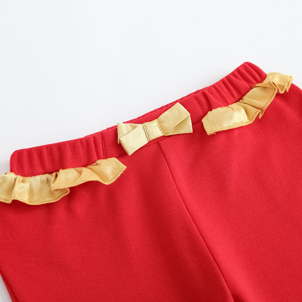Baby Girls New Year Festival Cotton Pants