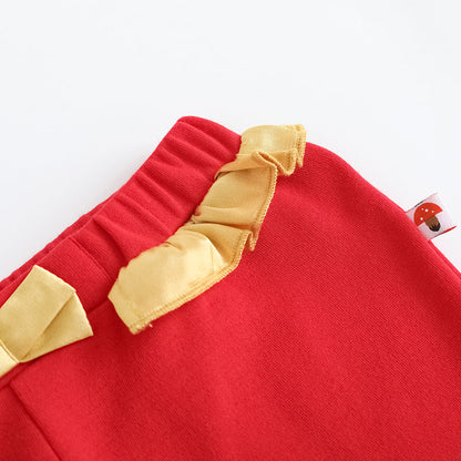 Baby Girls New Year Festival Cotton Pants