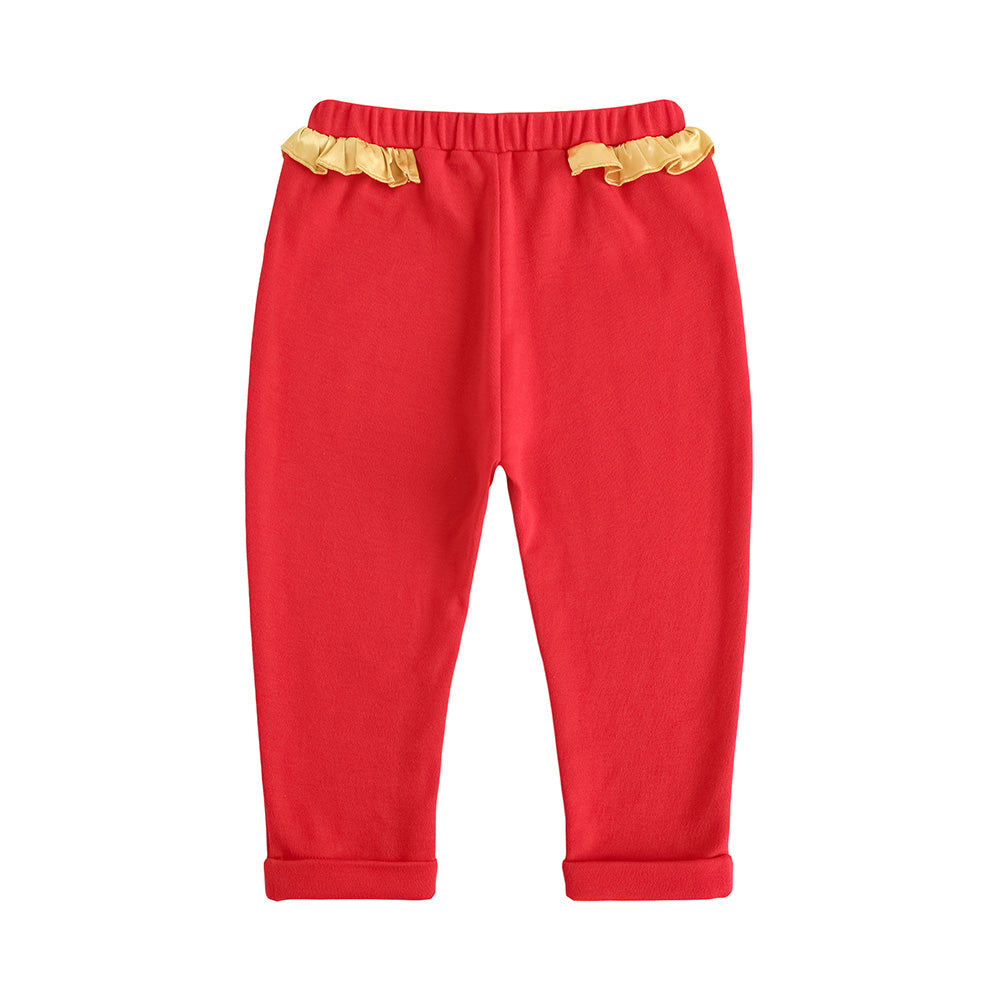Baby Girls New Year Festival Cotton Pants