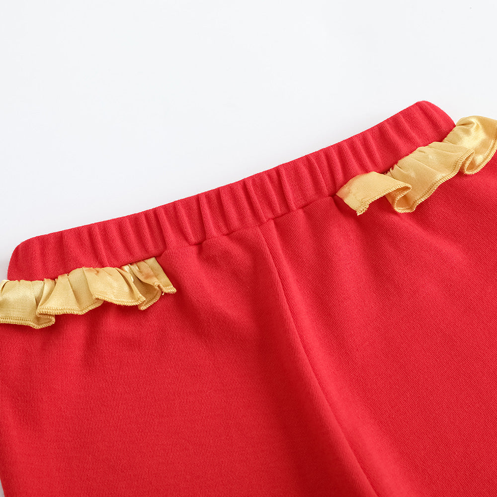Baby Girls New Year Festival Cotton Pants