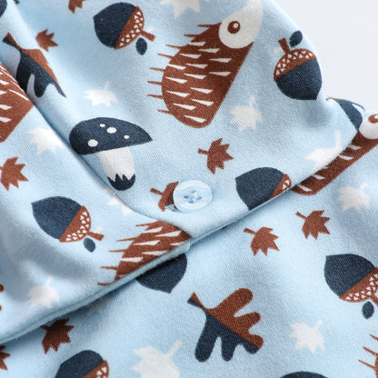 Xmas Baby Hooded Long Sleeves Romper