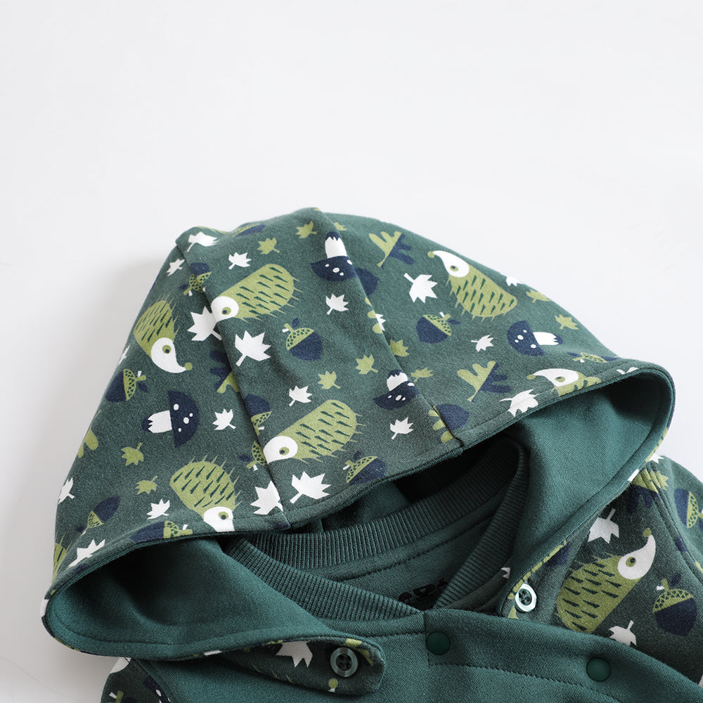 Vauva 2022 聖誕嬰兒連帽長袖連身褲 (綠色)