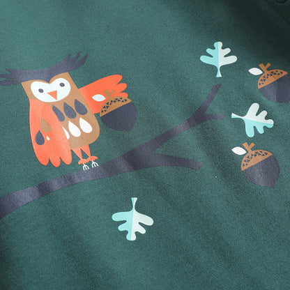 Vauva 2022 聖誕嬰兒連帽長袖連身褲 (綠色)