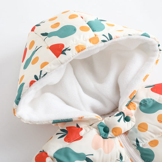 Baby Fruit All Over Print Coat