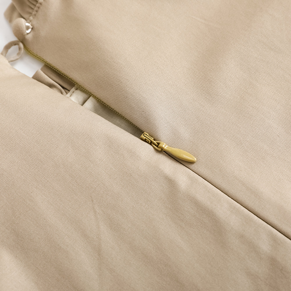 Girls Fungus Collar Embroidered Dress