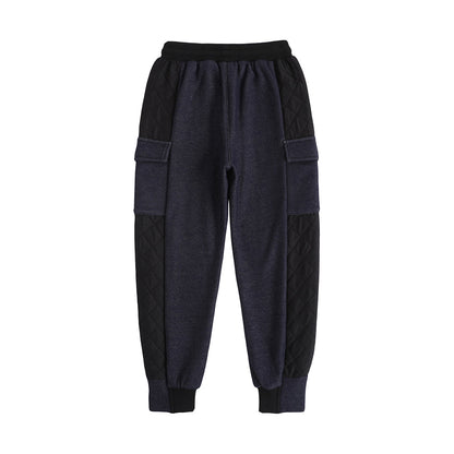 Vauva FW23-男孩休閒兩口袋褲子（深藍色）
