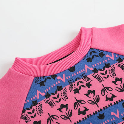 Girls Organic Cotton Long Sweatshirt