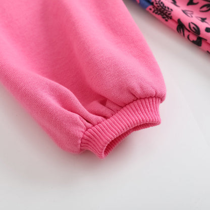 Girls Organic Cotton Long Sweatshirt