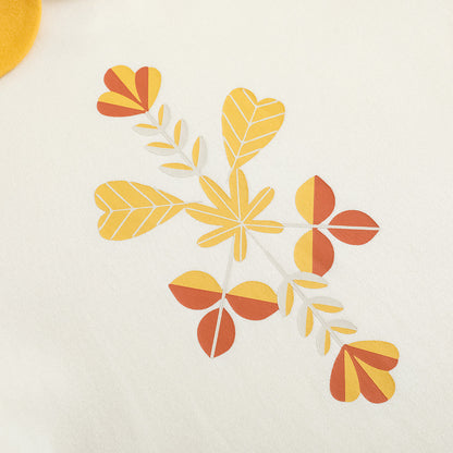 Girls Floral Pattern Cotton Tops