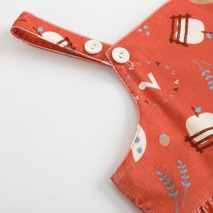 Girls Happy Farm Cotton Dress