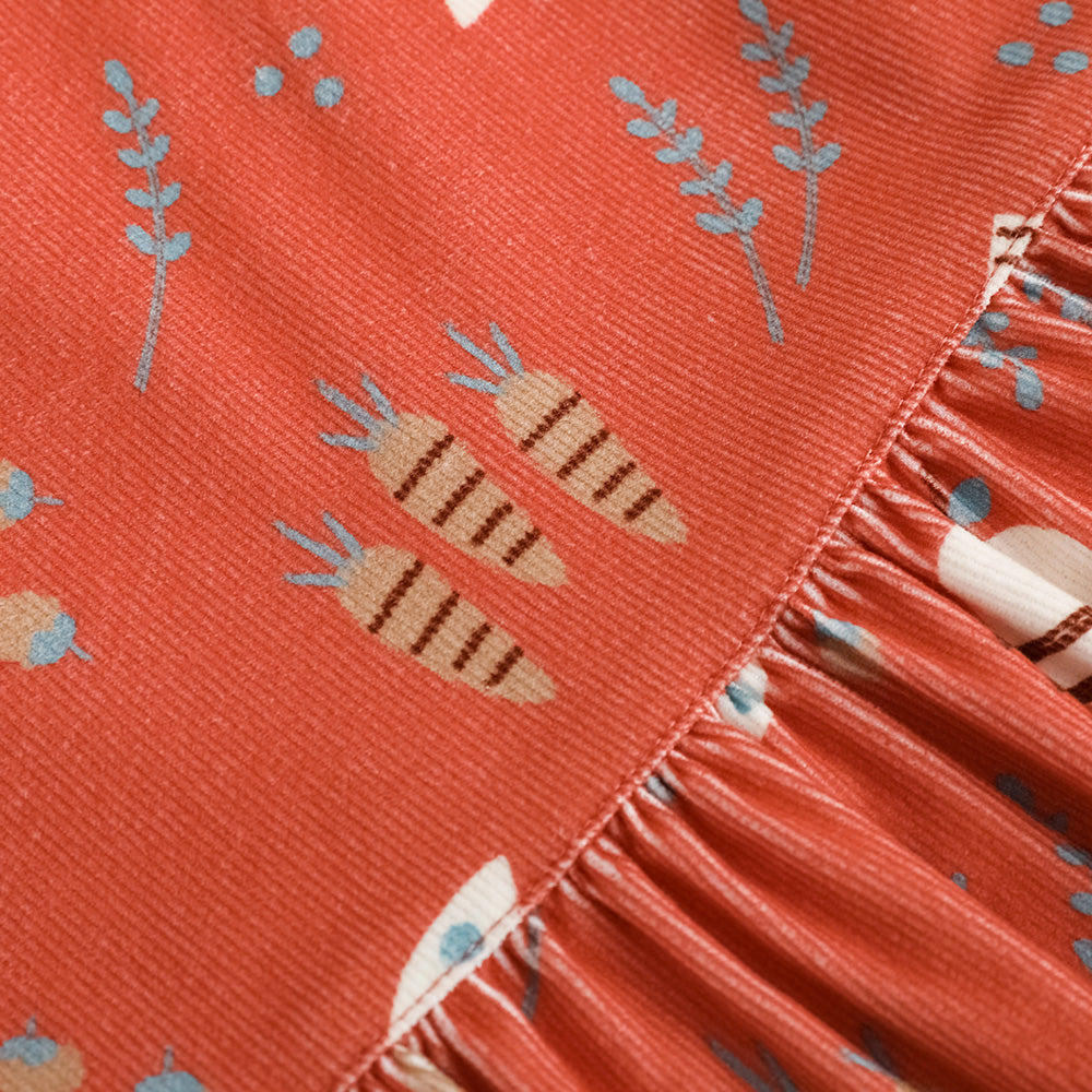 Girls Happy Farm Cotton Dress