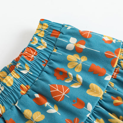 Girls Printed Cotton Skirt