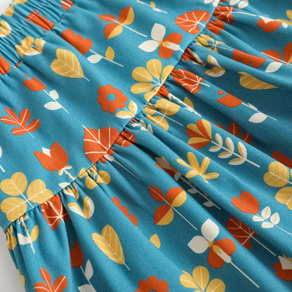 Girls Printed Cotton Skirt