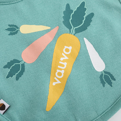 Baby Boy Carrot Pattern Cotton Bib
