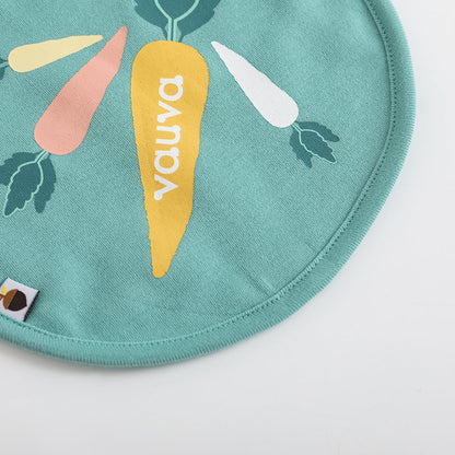 Baby Boy Carrot Pattern Cotton Bib
