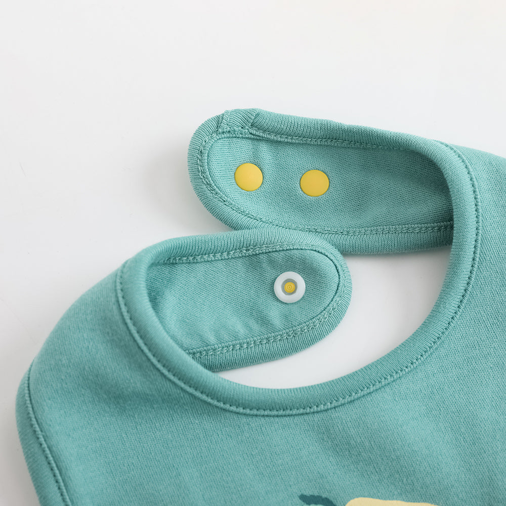 Baby Boy Carrot Pattern Cotton Bib