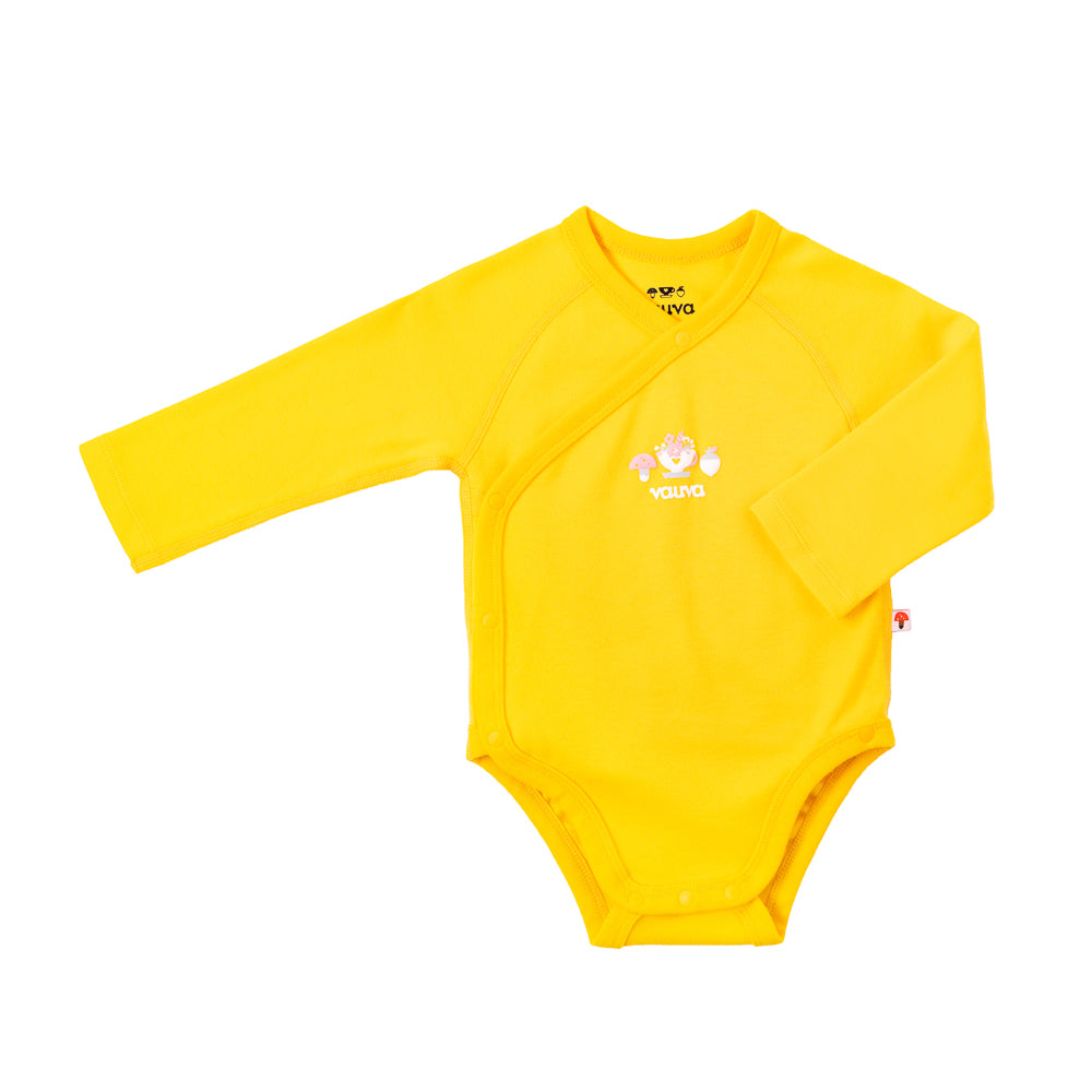 Vauva Baby Girls Hearts and Basic Long Sleeves Romper Set