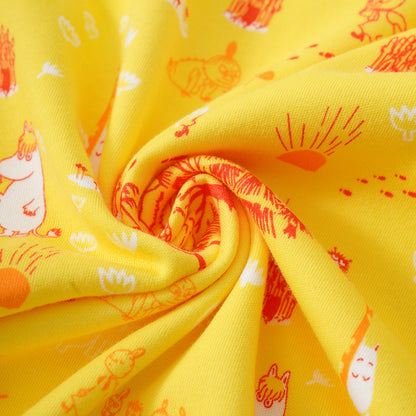 Vauva x Moomin SS23 - 女嬰全印花棉質短袖連身衣