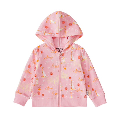 Vauva X Moomin SS23-女嬰棉帽長袖外套