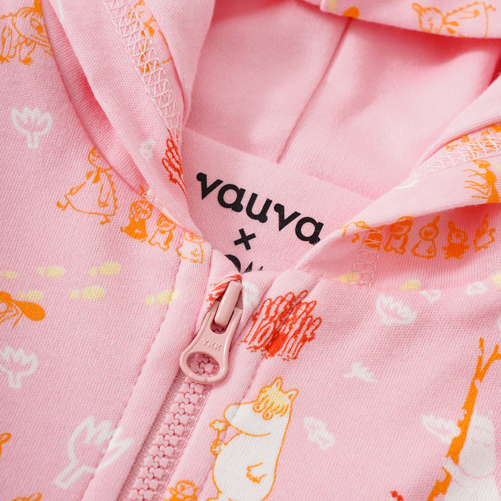 Vauva X Moomin SS23-女嬰棉帽長袖外套