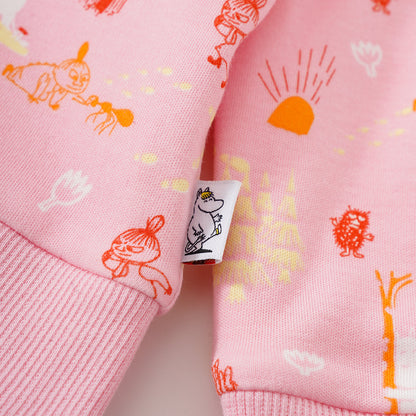 Vauva X Moomin SS23-女嬰棉帽長袖外套