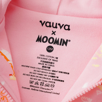 Vauva X Moomin SS23-女嬰棉帽長袖外套