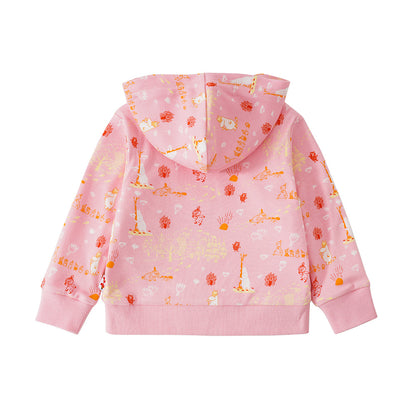 Vauva X Moomin SS23-女嬰棉帽長袖外套