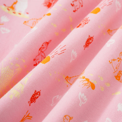 Vauva X Moomin SS23-女嬰遍布印刷棉無袖連身褲