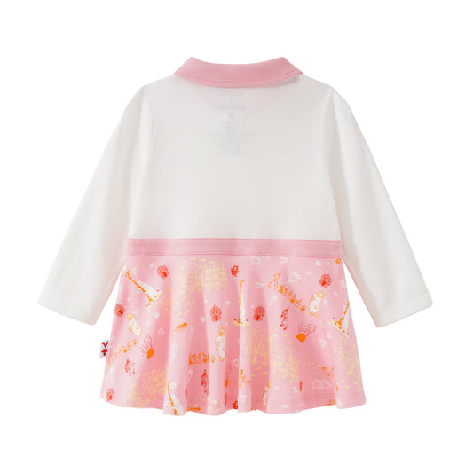 Vauva X Moomin SS23-女嬰Mo​​omin Print棉花長袖緊身衣褲