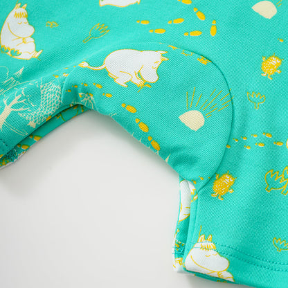 Baby Unisex All Over Print Cotton Short Sleeves Romper