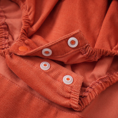 Vauva FW23 - 女嬰娃娃領刺繡洋裝