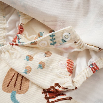 Baby Girls Happy Farm Doll Collar Dress