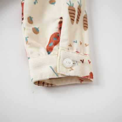Baby Girls Happy Farm Doll Collar Dress
