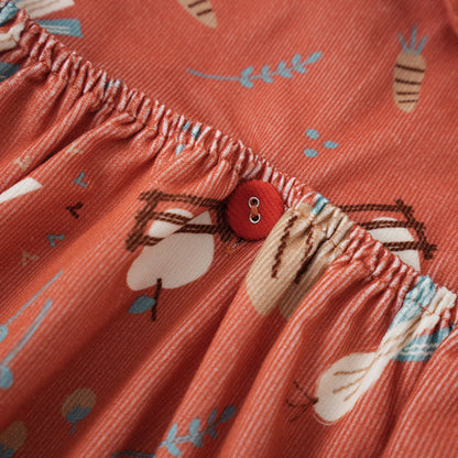 Baby Girls Happy Farm Doll Collar Dress