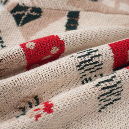 Vauva FW23 - 女嬰風車全印花長袖針織夾克