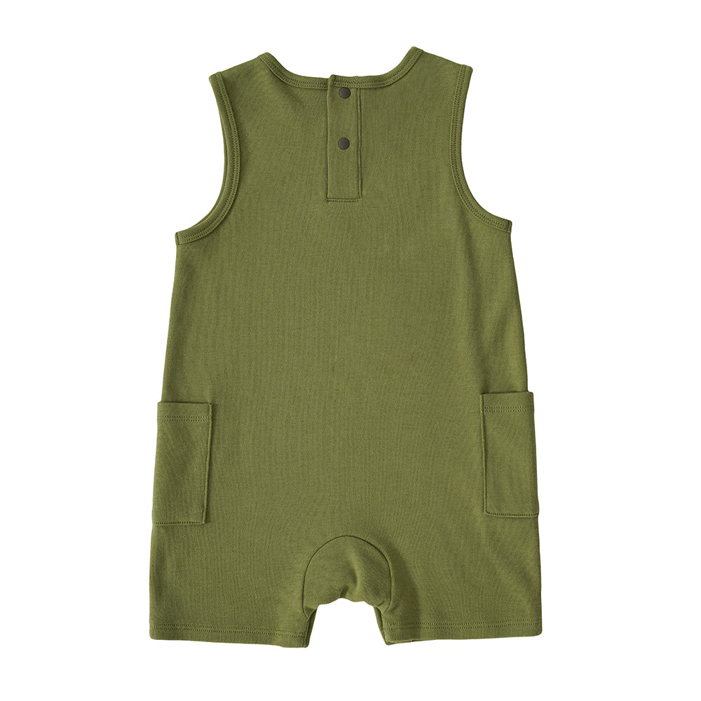 Baby Boys Moomin Print Cotton Sleeveless Romper