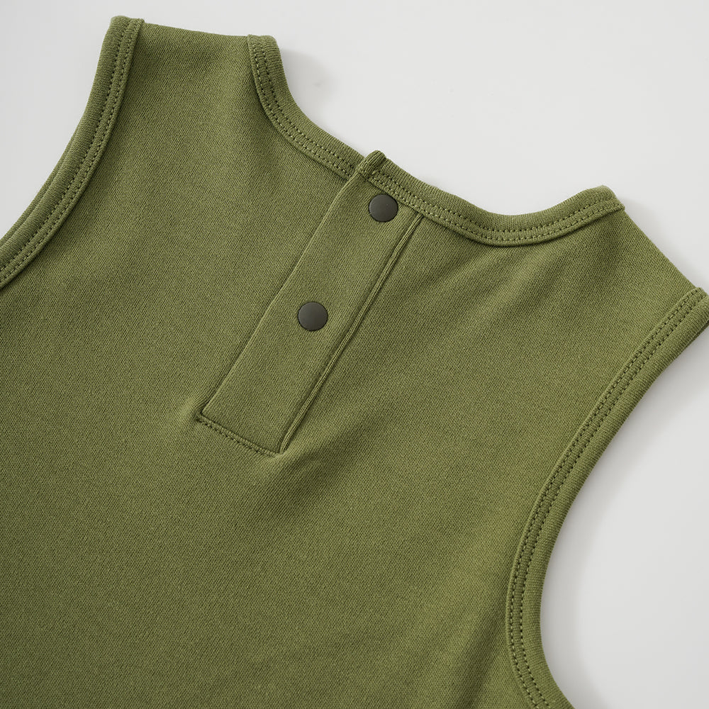 Baby Boys Moomin Print Cotton Sleeveless Romper