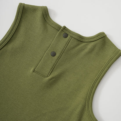 Baby Boys Moomin Print Cotton Sleeveless Romper