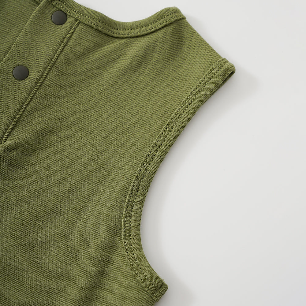 Baby Boys Moomin Print Cotton Sleeveless Romper