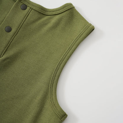 Baby Boys Moomin Print Cotton Sleeveless Romper