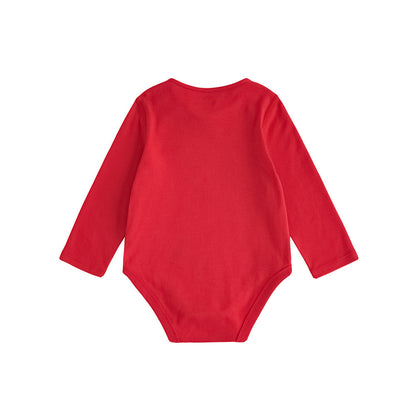 Baby Girls New Year Festival Cotton Bodysuit