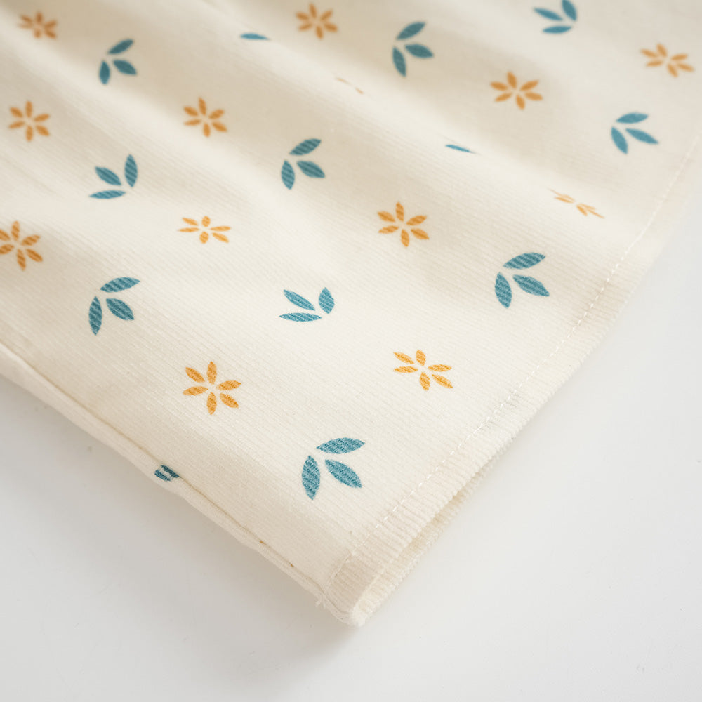 Girls Printed Elastic Waist A-Line Skirt